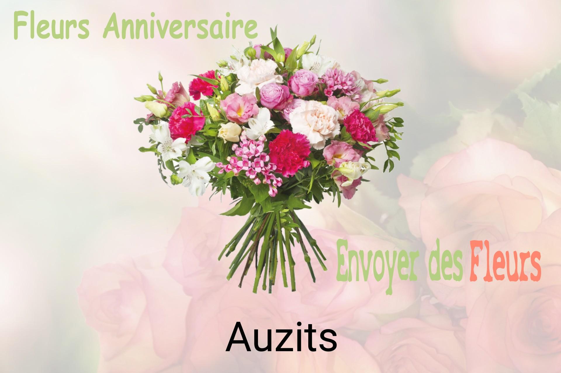 Bouquet de fleurs d’anniversaire livré à Auzits